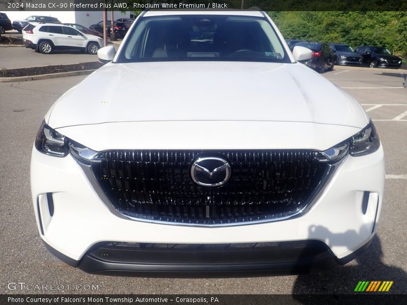Rhodium White Premium / Black 2024 Mazda CX-90 Preferred Plus AWD
