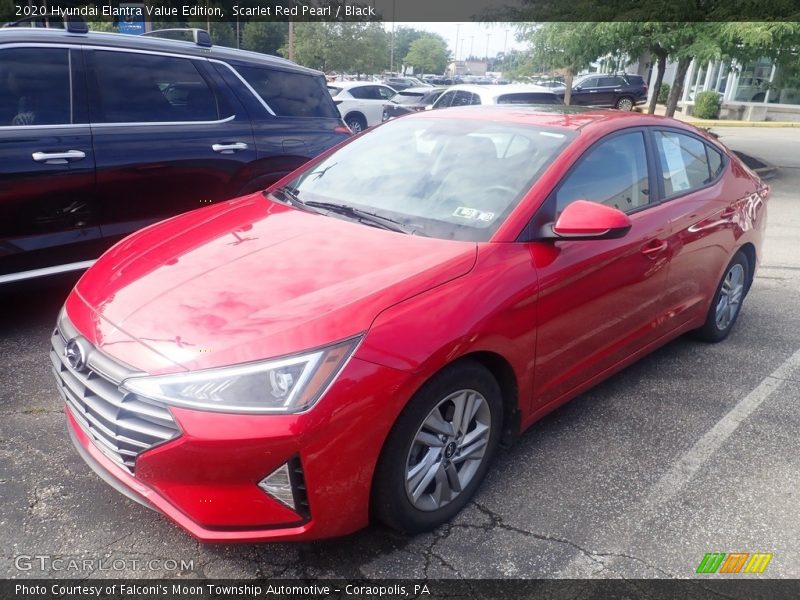 Scarlet Red Pearl / Black 2020 Hyundai Elantra Value Edition