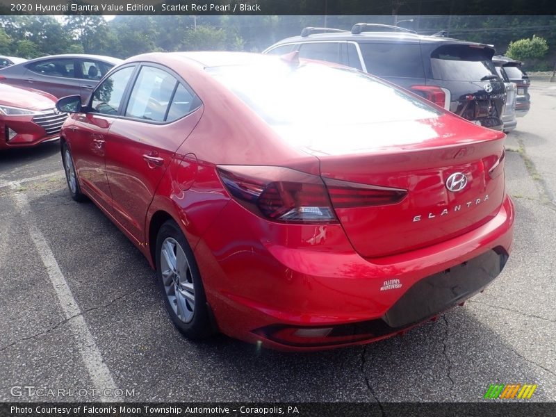 Scarlet Red Pearl / Black 2020 Hyundai Elantra Value Edition