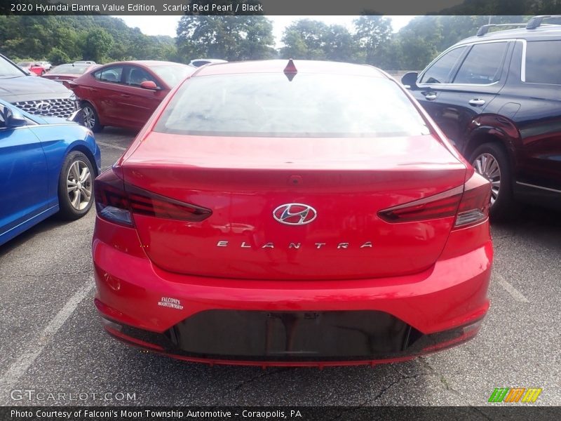 Scarlet Red Pearl / Black 2020 Hyundai Elantra Value Edition