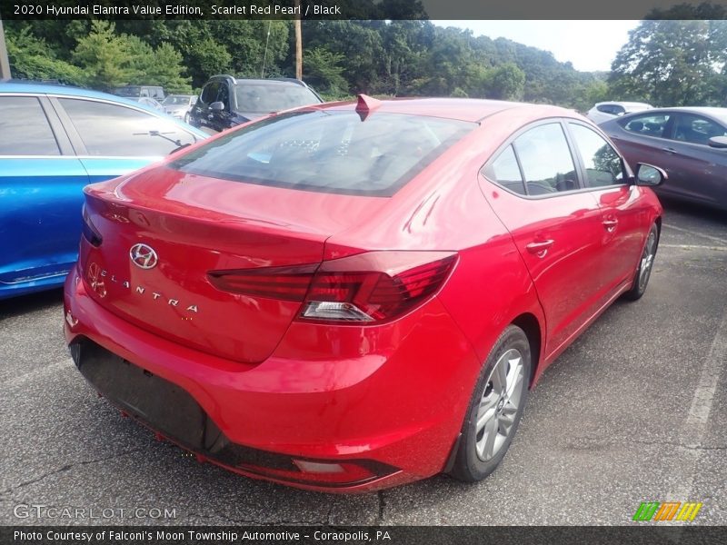Scarlet Red Pearl / Black 2020 Hyundai Elantra Value Edition