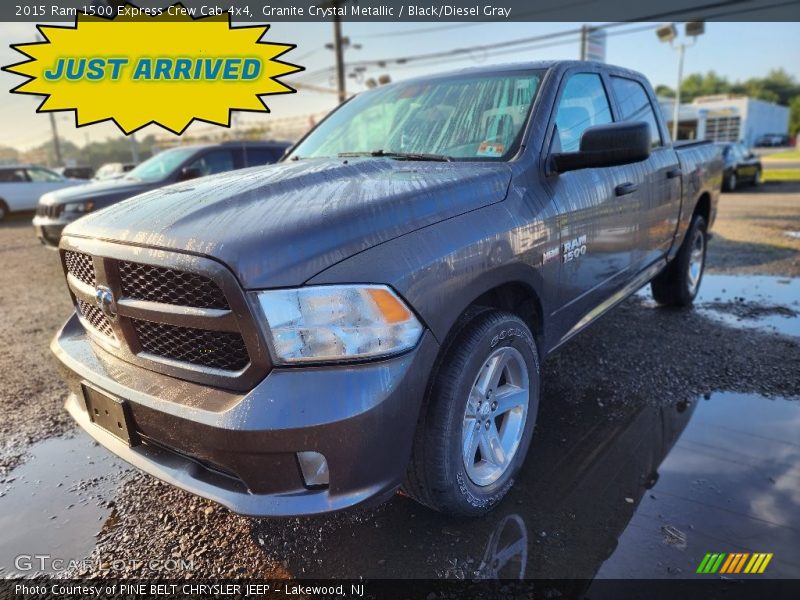 Granite Crystal Metallic / Black/Diesel Gray 2015 Ram 1500 Express Crew Cab 4x4