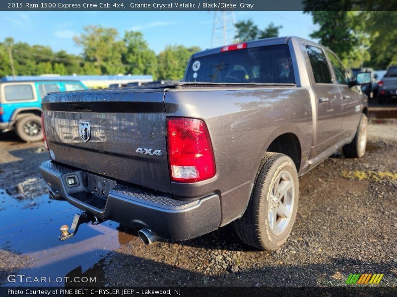 Granite Crystal Metallic / Black/Diesel Gray 2015 Ram 1500 Express Crew Cab 4x4