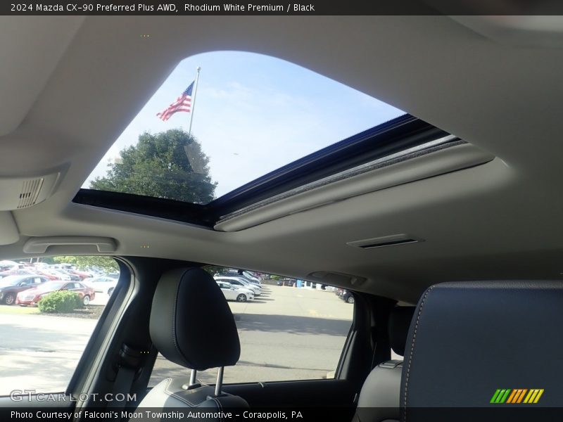 Rhodium White Premium / Black 2024 Mazda CX-90 Preferred Plus AWD