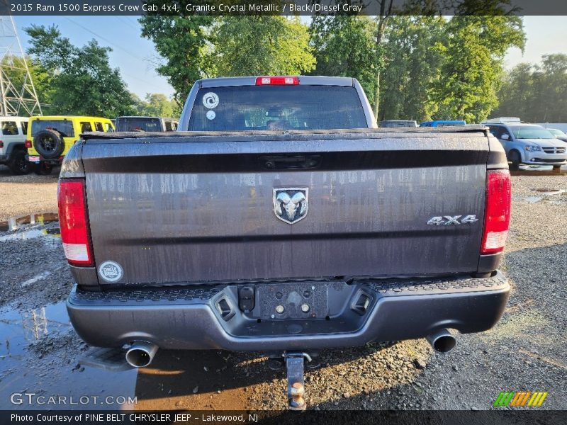 Granite Crystal Metallic / Black/Diesel Gray 2015 Ram 1500 Express Crew Cab 4x4