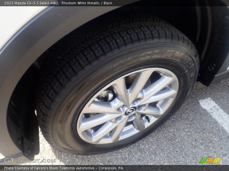 Rhodium White Metallic / Black 2023 Mazda CX-5 S Select AWD