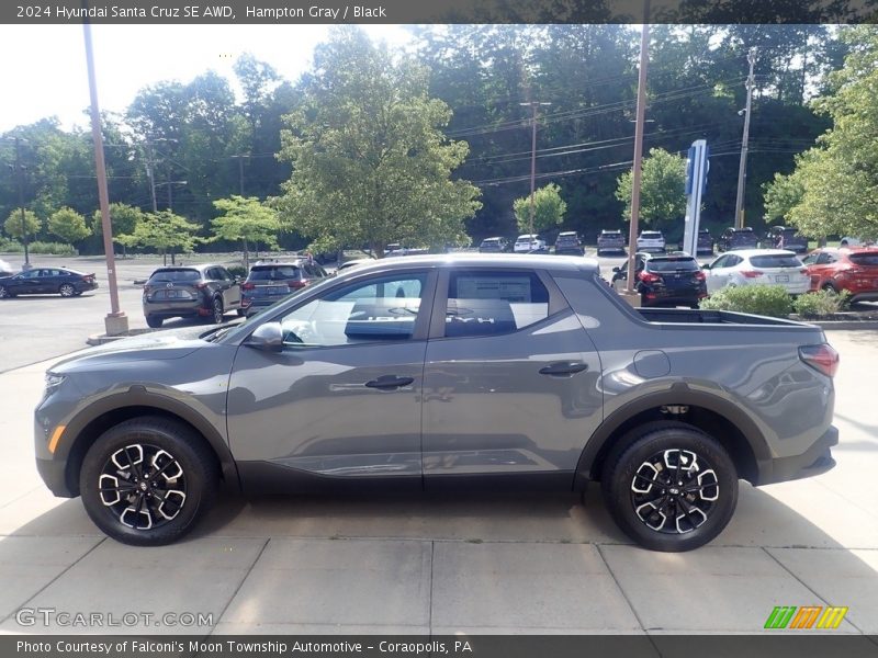 Hampton Gray / Black 2024 Hyundai Santa Cruz SE AWD