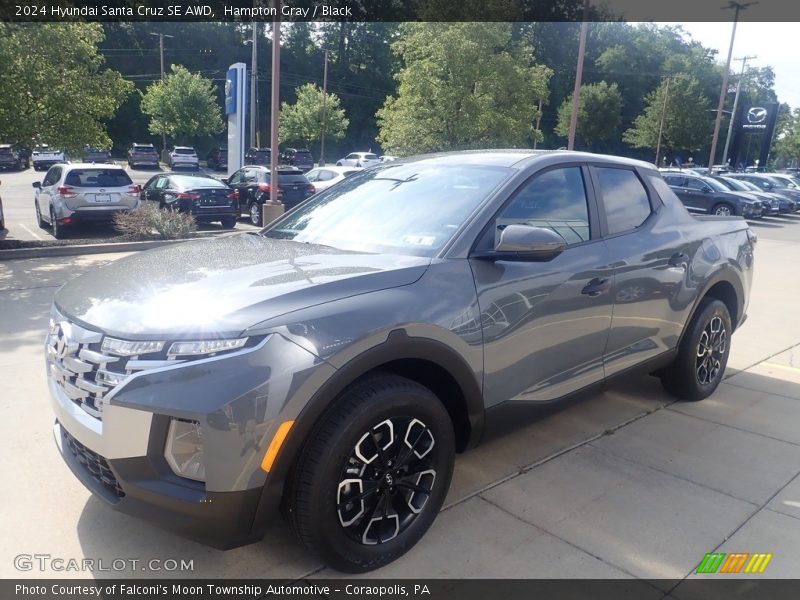 Hampton Gray / Black 2024 Hyundai Santa Cruz SE AWD