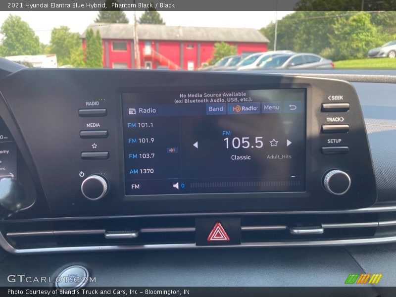 Audio System of 2021 Elantra Blue Hybrid