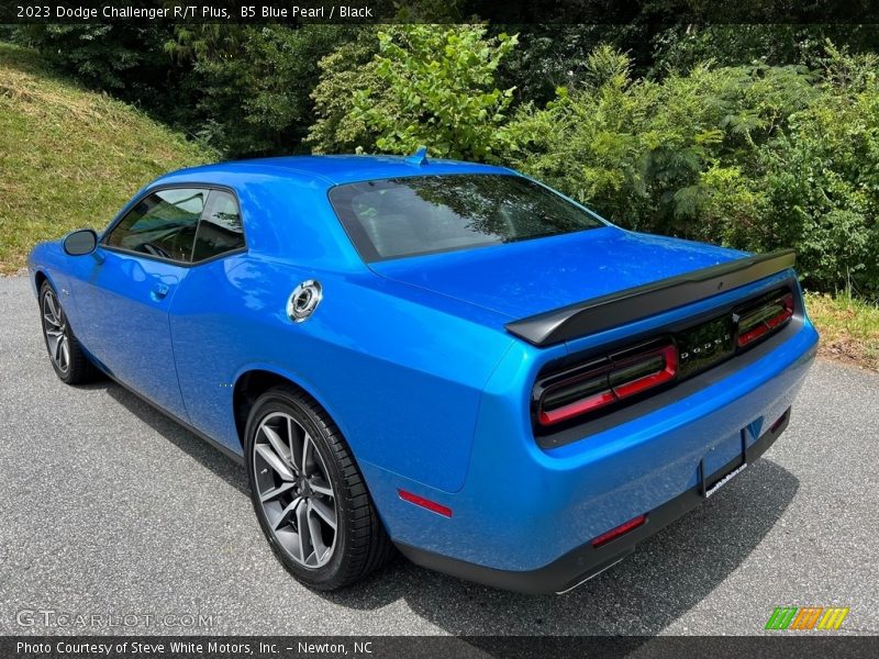B5 Blue Pearl / Black 2023 Dodge Challenger R/T Plus