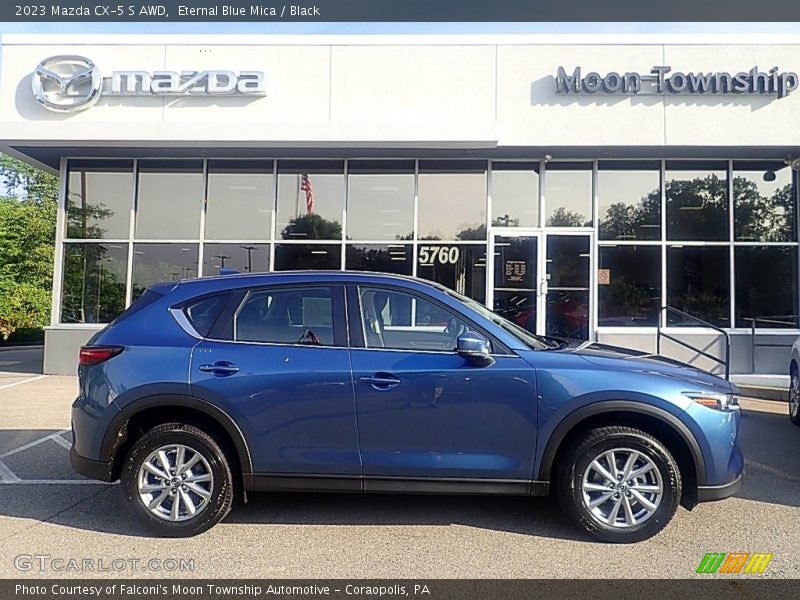 Eternal Blue Mica / Black 2023 Mazda CX-5 S AWD