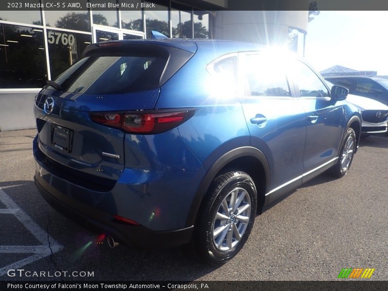 Eternal Blue Mica / Black 2023 Mazda CX-5 S AWD