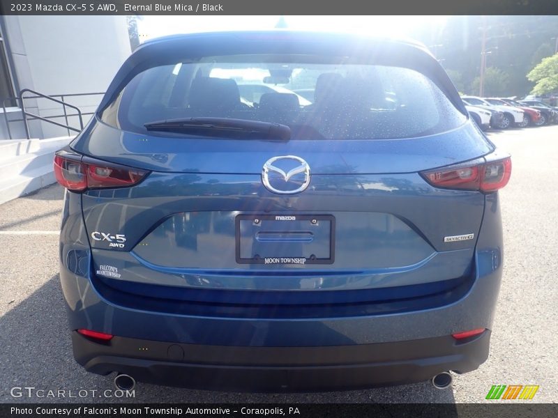 Eternal Blue Mica / Black 2023 Mazda CX-5 S AWD