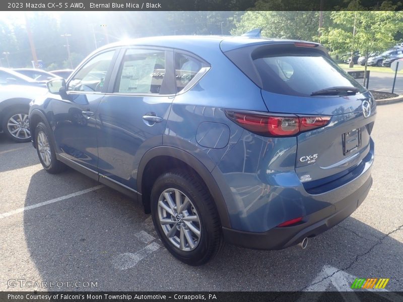 Eternal Blue Mica / Black 2023 Mazda CX-5 S AWD