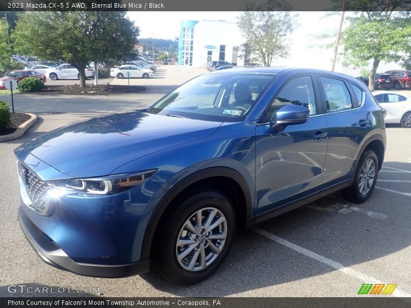 Eternal Blue Mica / Black 2023 Mazda CX-5 S AWD