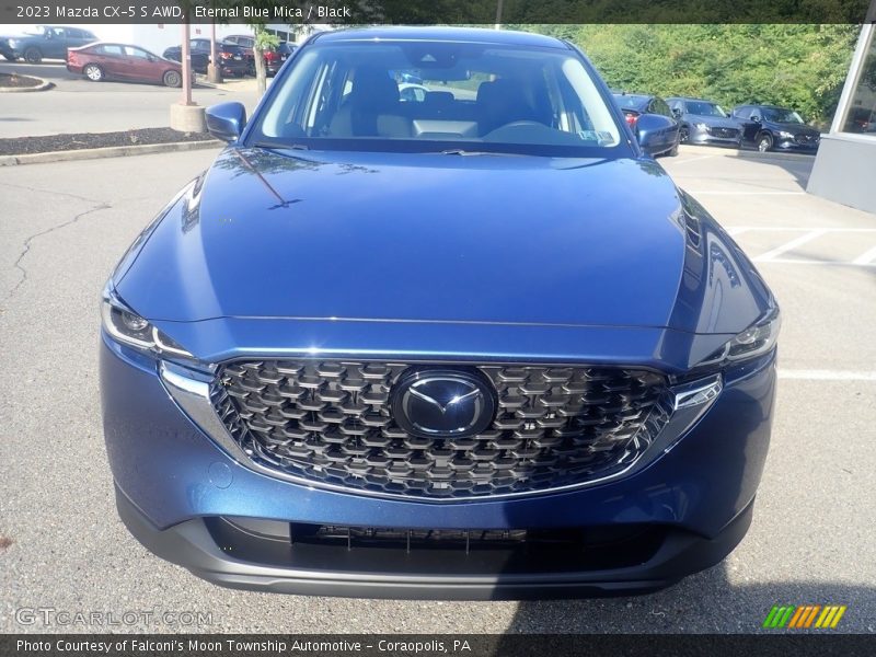 Eternal Blue Mica / Black 2023 Mazda CX-5 S AWD