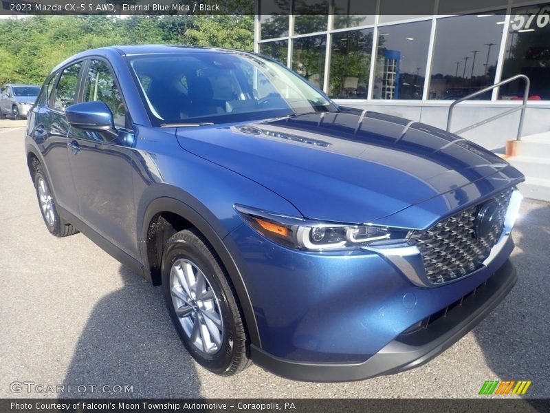 Eternal Blue Mica / Black 2023 Mazda CX-5 S AWD