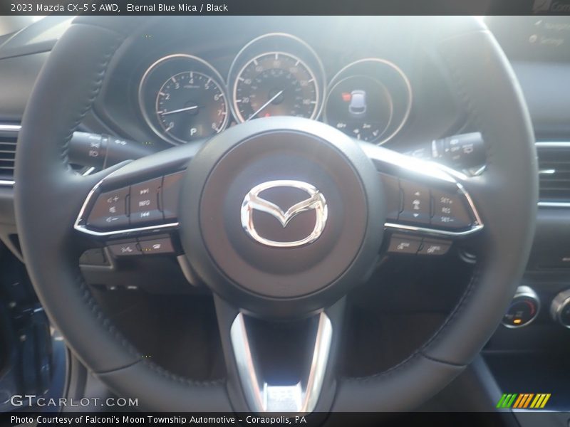 Eternal Blue Mica / Black 2023 Mazda CX-5 S AWD