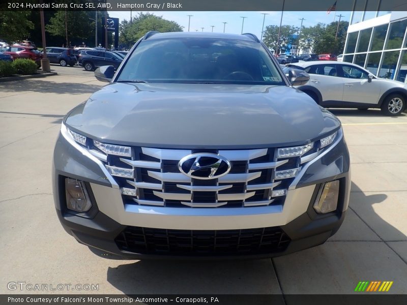 Hampton Gray / Black 2024 Hyundai Santa Cruz SEL AWD
