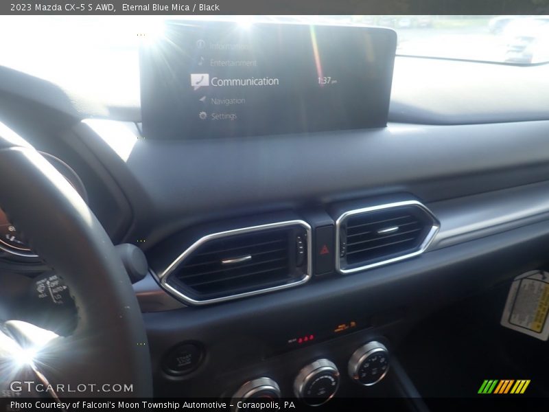 Eternal Blue Mica / Black 2023 Mazda CX-5 S AWD