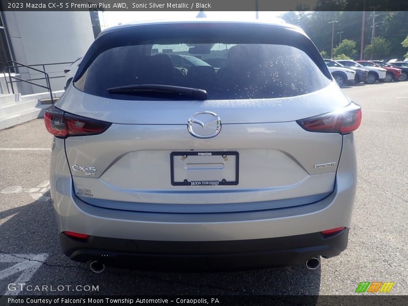 Sonic Silver Metallic / Black 2023 Mazda CX-5 S Premium Plus AWD
