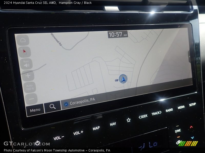 Hampton Gray / Black 2024 Hyundai Santa Cruz SEL AWD
