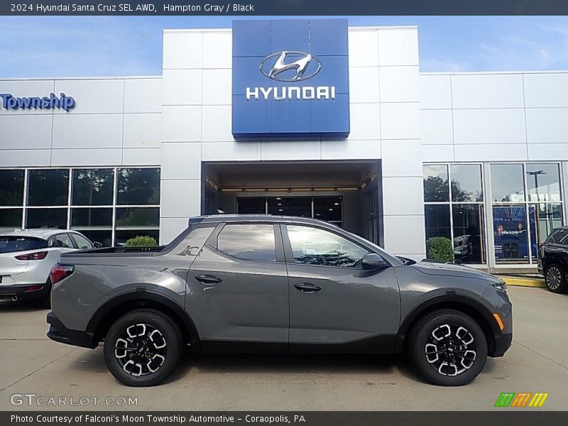 Hampton Gray / Black 2024 Hyundai Santa Cruz SEL AWD