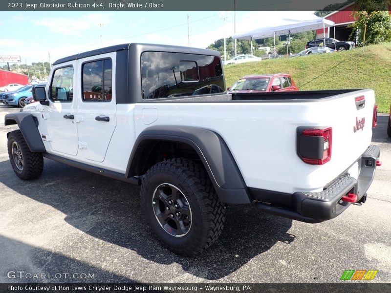 Bright White / Black 2023 Jeep Gladiator Rubicon 4x4