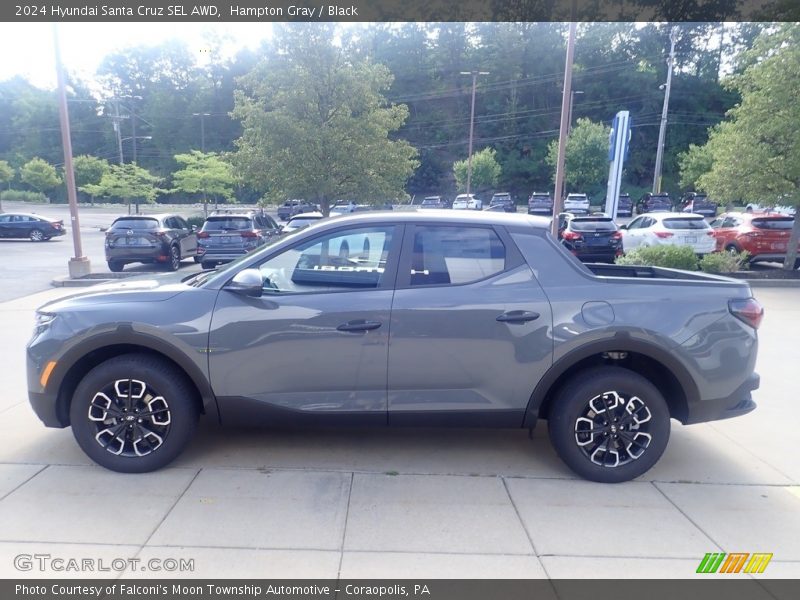 Hampton Gray / Black 2024 Hyundai Santa Cruz SEL AWD