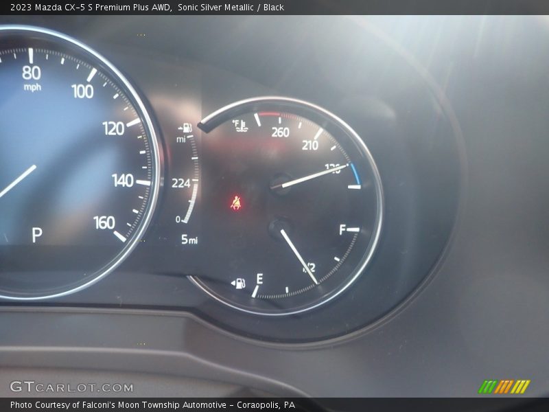 Sonic Silver Metallic / Black 2023 Mazda CX-5 S Premium Plus AWD