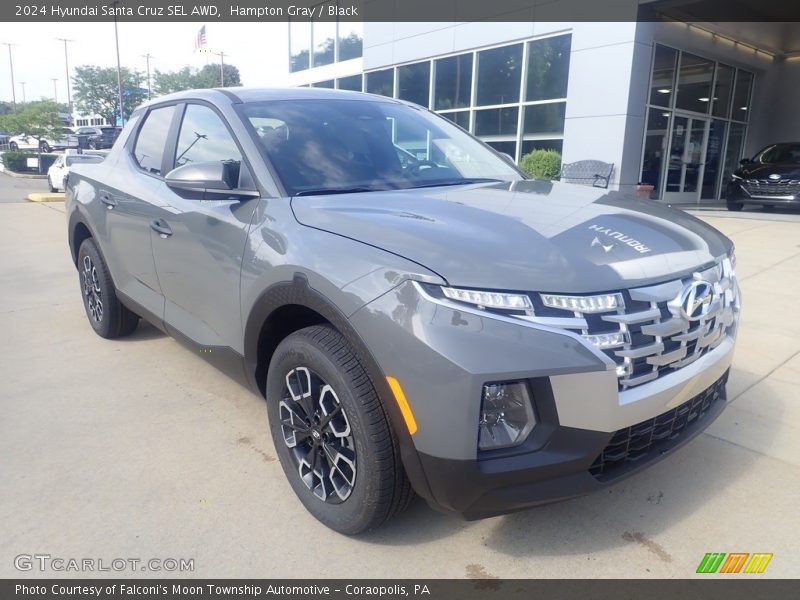 Hampton Gray / Black 2024 Hyundai Santa Cruz SEL AWD