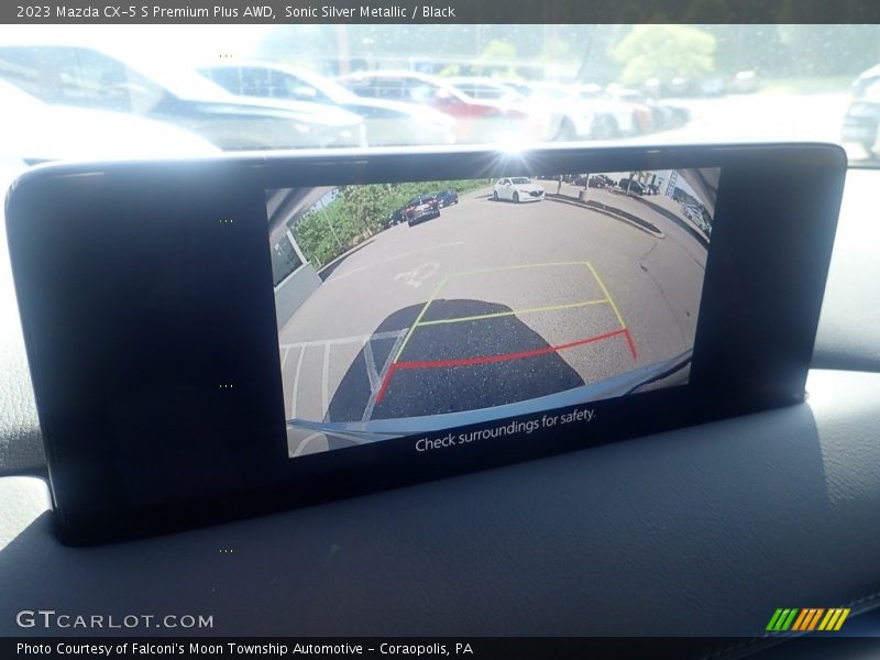 Sonic Silver Metallic / Black 2023 Mazda CX-5 S Premium Plus AWD
