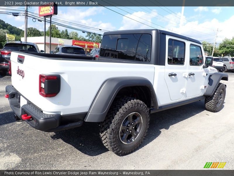 Bright White / Black 2023 Jeep Gladiator Rubicon 4x4