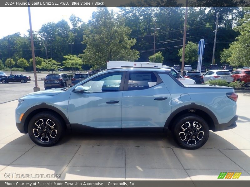 Blue Stone / Black 2024 Hyundai Santa Cruz SEL AWD