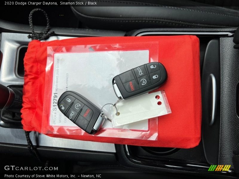 Sinamon Stick / Black 2020 Dodge Charger Daytona