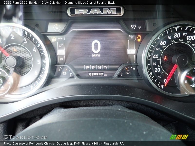 Diamond Black Crystal Pearl / Black 2020 Ram 1500 Big Horn Crew Cab 4x4