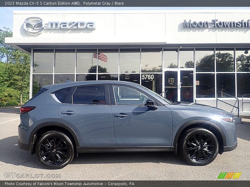 Polymetal Gray / Black 2023 Mazda CX-5 S Carbon Edition AWD