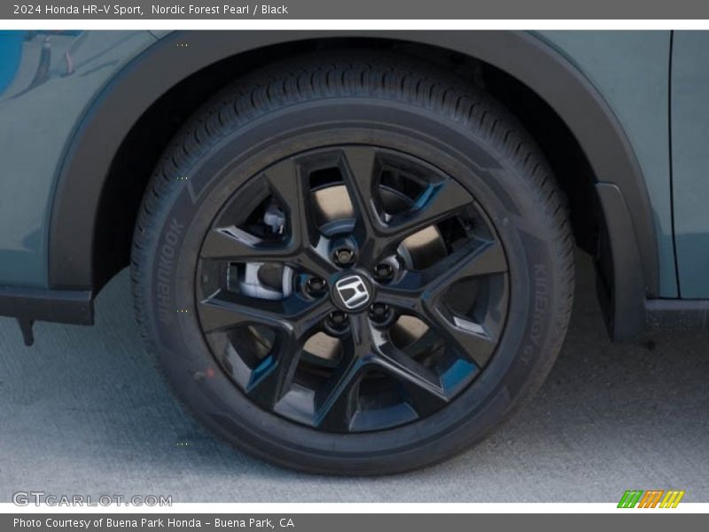 Nordic Forest Pearl / Black 2024 Honda HR-V Sport