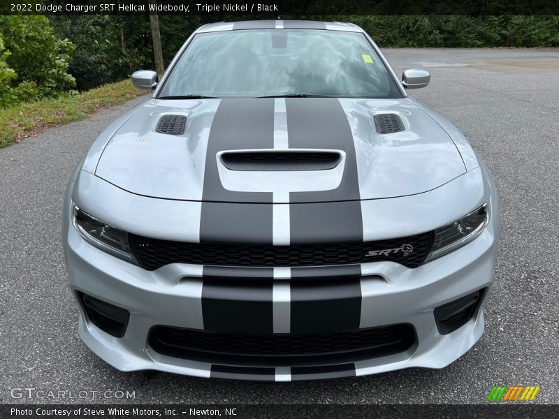 Triple Nickel / Black 2022 Dodge Charger SRT Hellcat Widebody