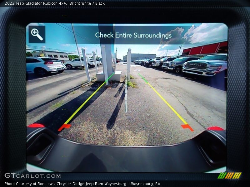 Bright White / Black 2023 Jeep Gladiator Rubicon 4x4