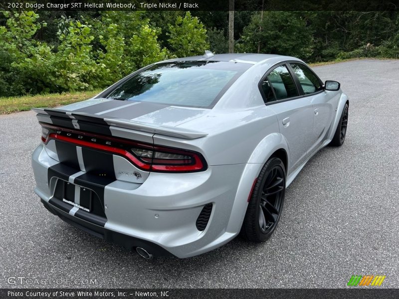 Triple Nickel / Black 2022 Dodge Charger SRT Hellcat Widebody