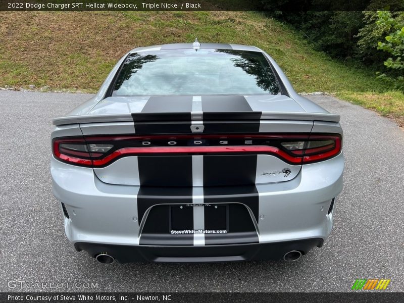 Triple Nickel / Black 2022 Dodge Charger SRT Hellcat Widebody