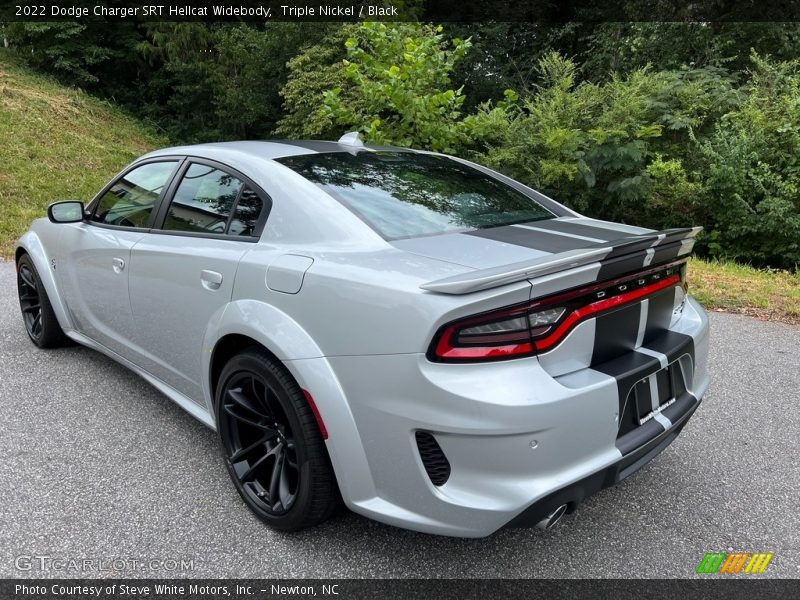 Triple Nickel / Black 2022 Dodge Charger SRT Hellcat Widebody