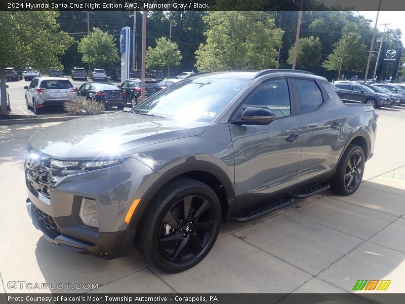 Hampton Gray / Black 2024 Hyundai Santa Cruz Night Edition AWD