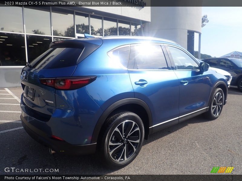 Eternal Blue Mica / Black 2023 Mazda CX-5 S Premium Plus AWD