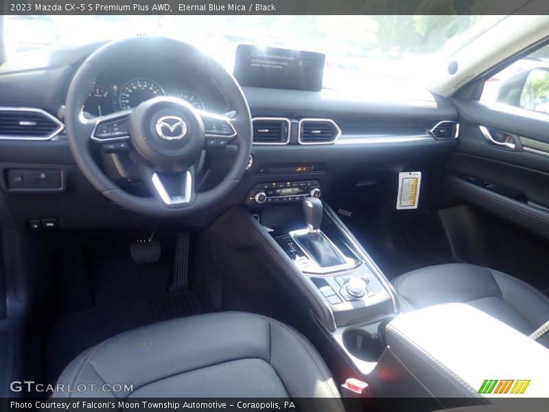 Eternal Blue Mica / Black 2023 Mazda CX-5 S Premium Plus AWD