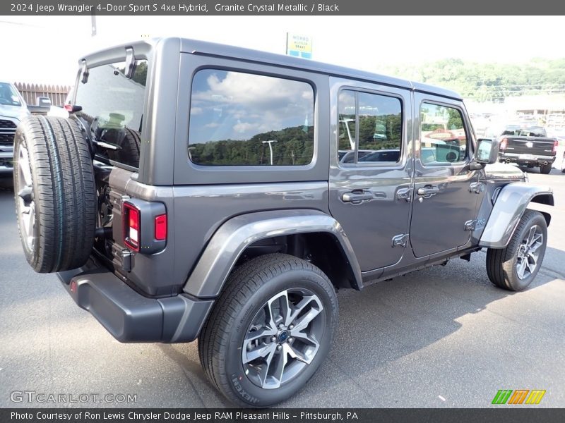 Granite Crystal Metallic / Black 2024 Jeep Wrangler 4-Door Sport S 4xe Hybrid