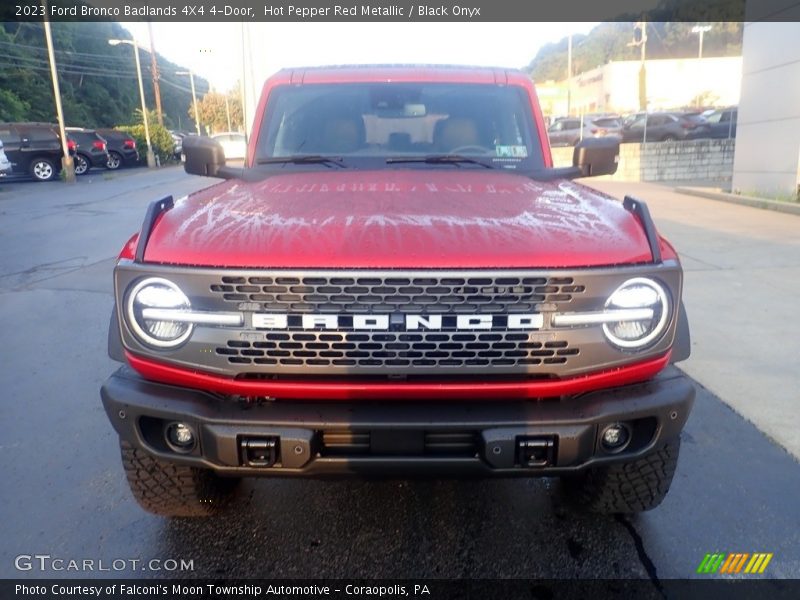 Hot Pepper Red Metallic / Black Onyx 2023 Ford Bronco Badlands 4X4 4-Door
