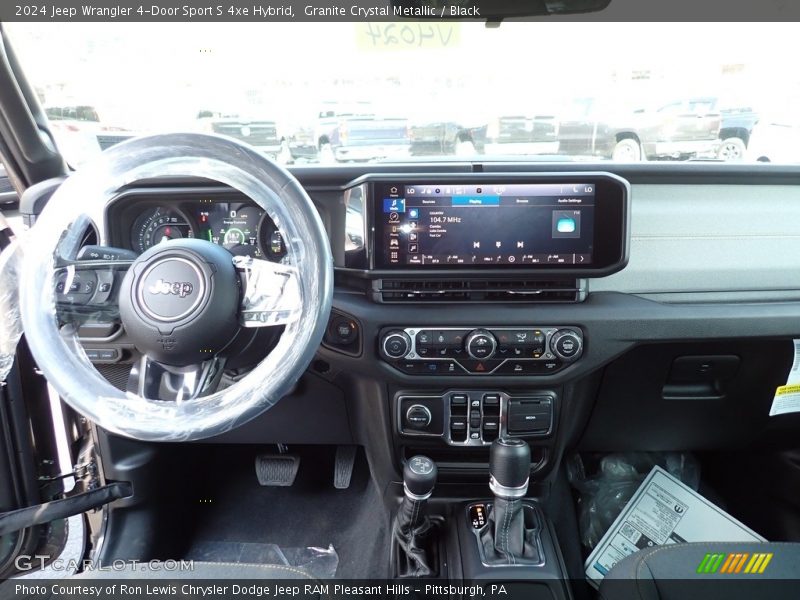 Dashboard of 2024 Wrangler 4-Door Sport S 4xe Hybrid