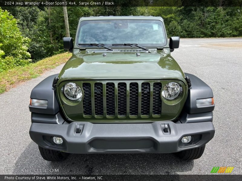 Sarge Green / Black 2024 Jeep Wrangler 4-Door Sport S 4x4